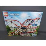 LEGO - Boxed Lego Creator set # 10261 Roller Coaster, the box has been opened,