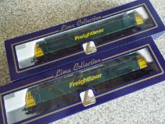 Lima Collection - two OO gauge diesel electric locomotives comprising class 57 Freightliner op no