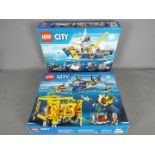 LEGO - 2 boxed Lego City sets # 60095 Deep Sea Operation, # 60096 Deep Sea Exploration,