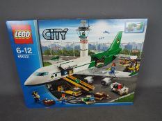 LEGO- a Lego City 60022 Cargo Terminal construction set factory sealed.