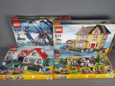 LEGO - 4 boxed Lego Creator sets Town House # 4954, House # 4956 , Ferris Wheel # 4957,