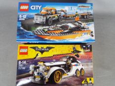 LEGO - 2 Boxed Lego sets, Batman Movie series set # 70911, City set # 60085.