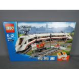 LEGO - A boxed Lego City High Speed Passenger Train # 60051 still factory sealed in its box which