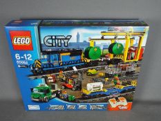 LEGO - Boxed Lego City Cargo Train set # 60052 still factory sealed,