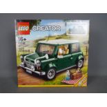 LEGO - A boxed Lego Creator Mini Cooper # 10242 its still factory sealed and the box appears Mint.