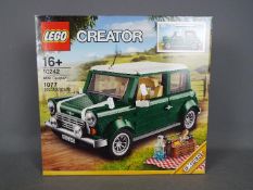 LEGO - A boxed Lego Creator Mini Cooper # 10242 its still factory sealed and the box appears Mint.