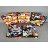 LEGO - 5 Boxed Lego Star Wars sets, # 6206, # 7656, # 7669, 2 x # 7670.
