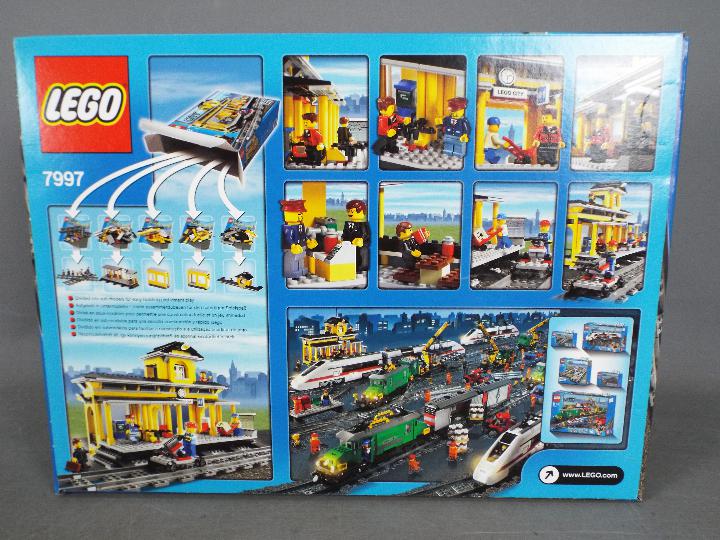 LEGO - Lego City series Railway Station # 7997 still factory sealed in it's box which appears Mint. - Image 2 of 3