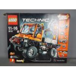 LEGO - A boxed Lego Technic motorized Mercedes Benz Unimog # 8110.