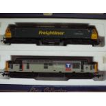 Lima Collection - two OO gauge diesel electric locomotives comprising class 57 Freightliner op no