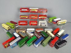 EFE - A fleet of 40 unboxed 1:76 scale diecast EFE double decker model buses.
