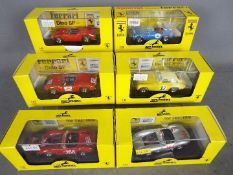 Art Model - Six boxed diecast 'Ferrari' model cars from Art Model.