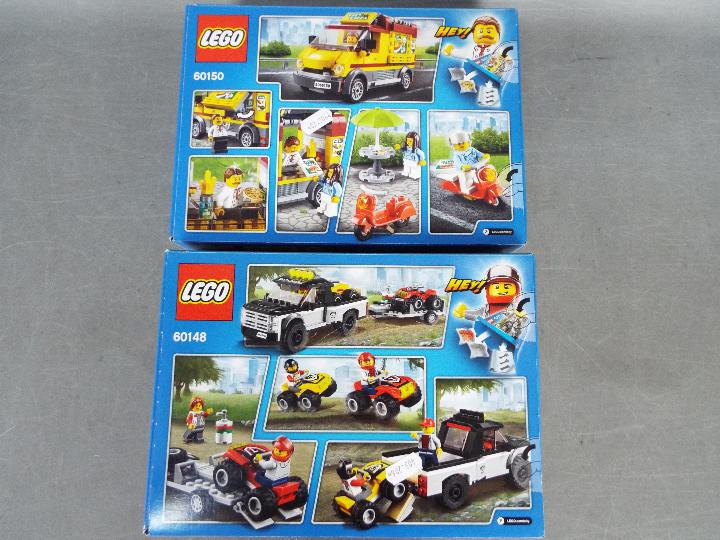 LEGO - 2 x City Lego Construction sets- 60148 ATV Race Team and 60150 Pizza van. - Image 2 of 2