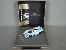 Fly - Porsche 917K # 01 in Gulf livery from the Circuitos Con Historia series in a presentation box