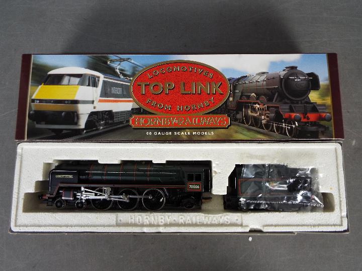 Hornby - A boxed Hornby 'Top link' Limited Edition OO gauge R242 Britannia Class 4-6-2 steam - Image 2 of 3