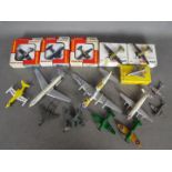 Airfix, Dinky Toys, Tonka Matchbox - A fleet of mixed boxed and unboxed diecast model aircraft.