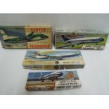 Airfix - Four boxed 1:144 scale plastic model aircraft kits by Airfix.
