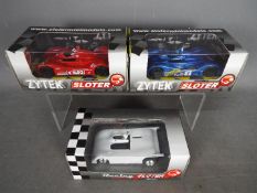 Sloter - Lola T290 and 2 x Zytek Le Mans slot cars.