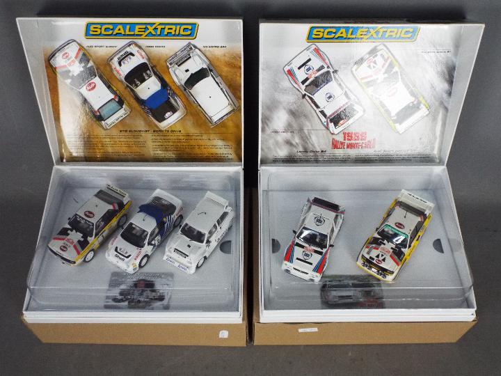 Scalextric - Rally Monte Carlo Set # C3480A and Stig Blomqvist Rally Legend set # C3372A.