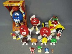 M&M's - A collection of M&M's toys including Big Blue dispencer,