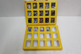 LEGO - Two Lego #852820 Minifigures Collector's Boxes one containing 15 Minifigures and the other 4