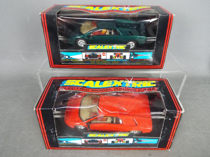 Scalextric - 6 x Lamborghini Diablo models in various colours and liveries. - Image 2 of 4