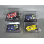 Spirit - 4 x Ferrari 512M slot cars, 1971 Scuderia Filipinetti model, 1971 Sunoco number 11 car,