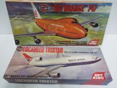 Airfix - Two 1:144 scale plastic model aircraft plastic kits by Airfix.
