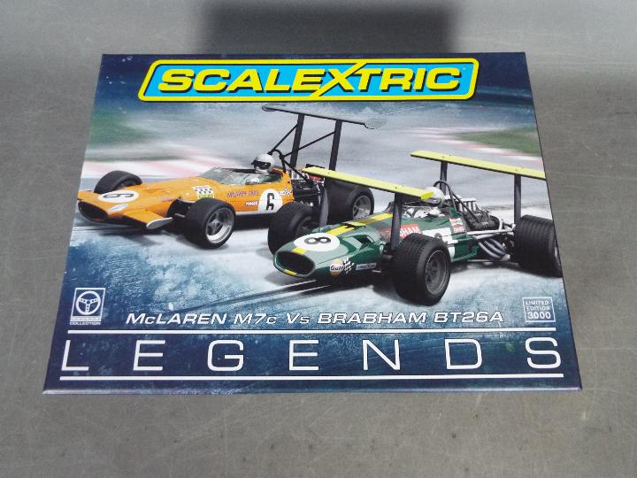 Scalextric - McLaren M7c Vs Brabham BT26A Legends set # C3589A. - Image 6 of 6