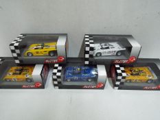 Sloter - 5 x Lola T280 slot cars including # 400210 1972 Sebring car, # 400205 in Gitanes livery,