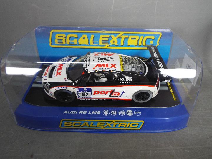 Scalextric - 3 x Audi R8 LMS limited edition slot cars, - Image 5 of 6