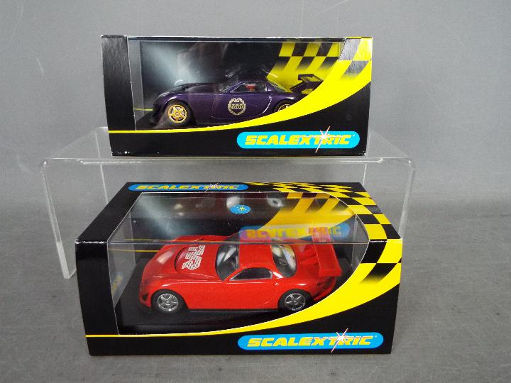 Scalextric - 2 x TVR Speed 12 NSCC limited edition cars. # C2468.