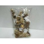 Charlie Bears - "Glove Rabbit". Factory sealed. Tag attached. Bag measures 34 cm.