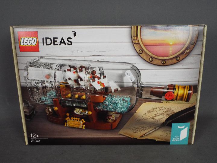 LEGO - Ideas 21313 Ship in a bottle set factory sealed. Box in Excellent condition.