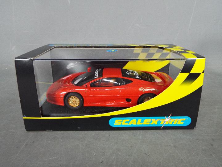 Scalextric - 2 x Jaguar XJ220 models including # C2330 red Hamleys car and a clear bodied Barry - Image 3 of 3