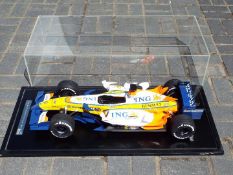 ING F1 Renault - An official 1:6 scale ING Renault R27 2007 F1 racing car.