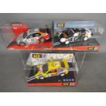 Scalextric - SCX - 3 x boxed slot cars, # 6301 Seat Toledo GT, # 60460 Seat Cordoba,