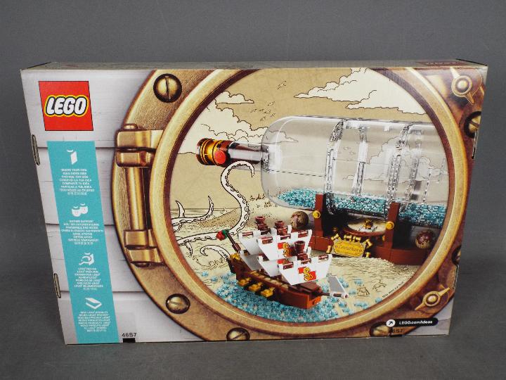 LEGO - Ideas 21313 Ship in a bottle set factory sealed. Box in Excellent condition. - Image 2 of 2