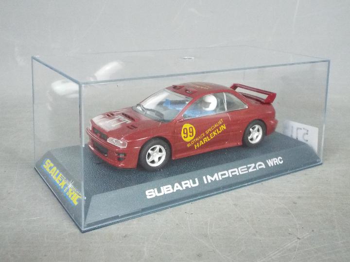 Scalextric - Subaru Impreza Dutch limited edition car. # C2140. - Image 2 of 4