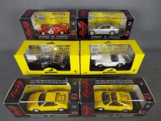 Bang, Art Model - Six boxed diecast 'Ferrari' model cars from Bang and Art Model.