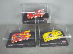 Spirit - 3 x Ferrari 512M slot cars, 1970 Kyalami Ickx-Giunti model,