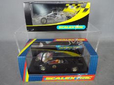 Scalextric - 2 x Lamborghini Diablo limited edition models including 1999 NSCC car and a clear