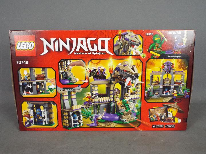 LEGO - A boxed Lego set #70749 'Ninjago Masters of Spinjitsu' (Enter The Serpent). - Image 2 of 2