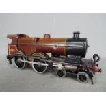 Hornby - An unboxed Hornby No.2 Special Clockwork 4-4-0 Locomotive Op.No.1185 in LMS brown livery.