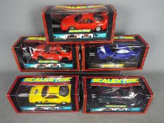 Scalextric - 2 x vintage Triumph TR7 slot cars # C281, # C282.