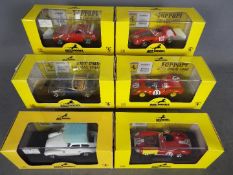Art Model - Six boxed diecast 'Ferrari' model cars from Art Model.