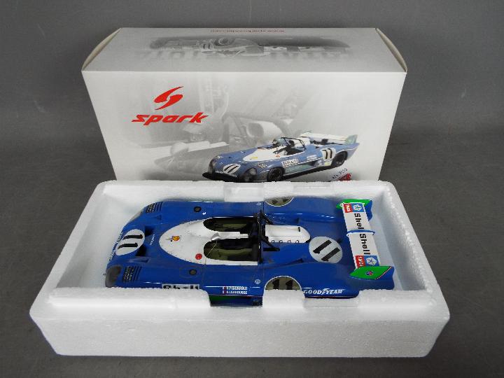 Spark - Matra Simca MS670B 1973 Le Mans winning car in 1:18 scale.