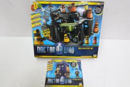 Character Building, Dr.Who - Two boxed 'Dr Who' construction sets by Character Building.