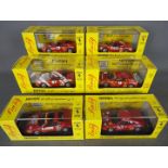 Bang - Six boxed diecast 'Ferrari' model cars from Bang .