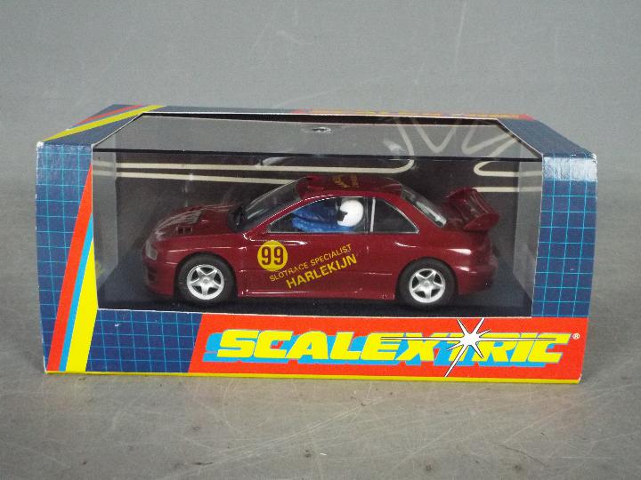 Scalextric - Subaru Impreza Dutch limited edition car. # C2140.